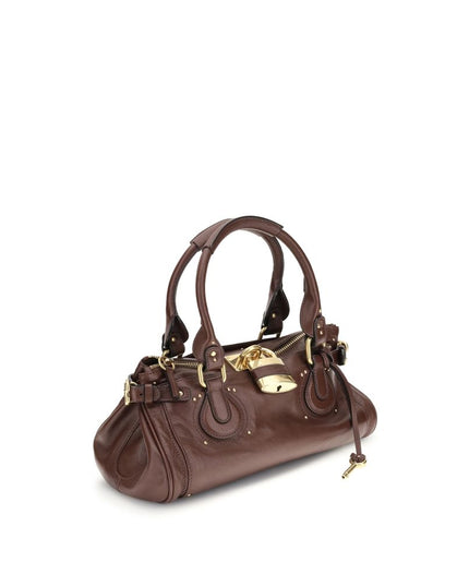 Chloé Bordeaux Calf Leather Bos Taurus Shoulder Bag