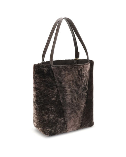 Chloé Brown Lamb Ovis Aries Aries Shoulder Bag