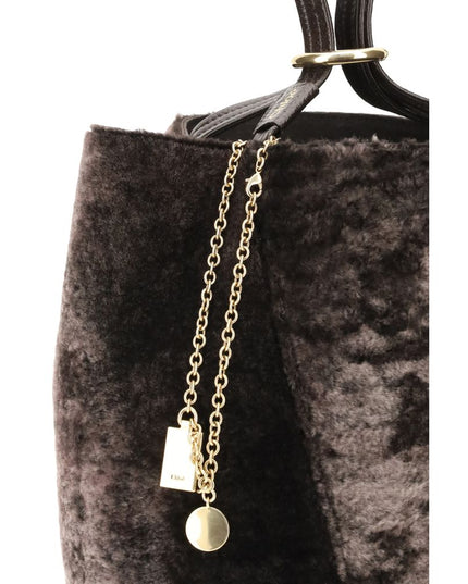 Chloé Brown Lamb Ovis Aries Aries Shoulder Bag