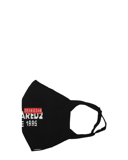 Dsquared² Black Polipropilene Facemask