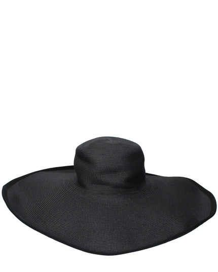 Max Mara Black Paper Sunhat