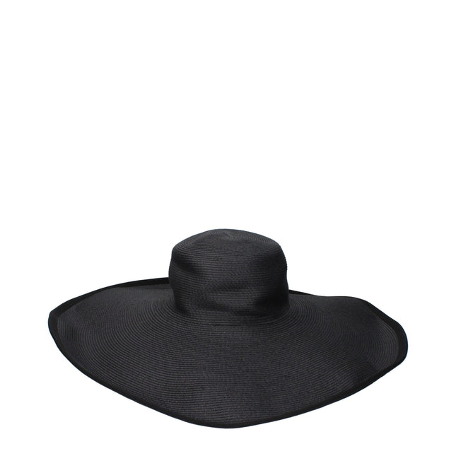 Max Mara Black Paper Sunhat