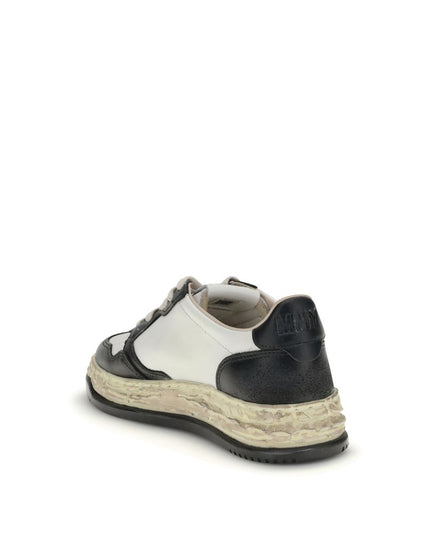 Autry Black Leather Athletic Sneakers