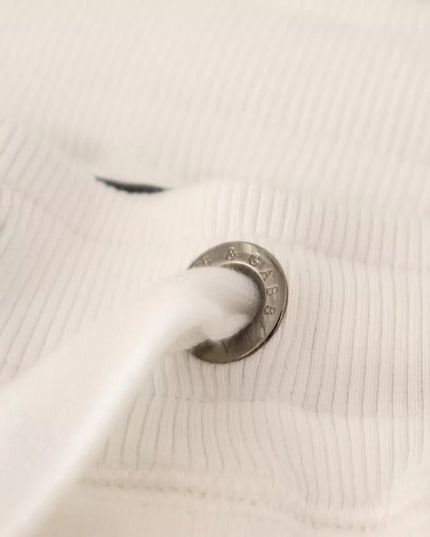 Dolce & Gabbana White Cotton Logo Patch Sweatpants Jogging Pants