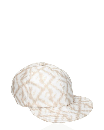 Fendi Beige Silk Cap (Baseball Hat)