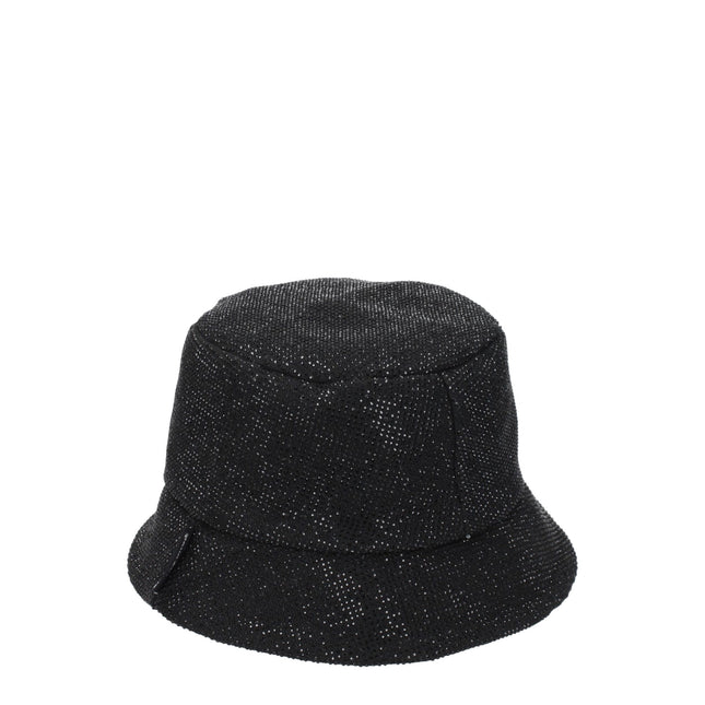 Palm Angels Black Cotton Bucket Hat