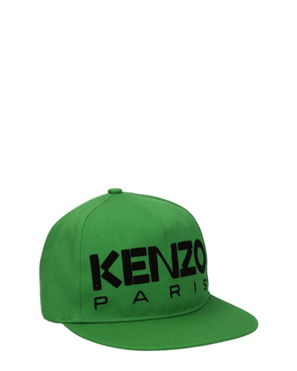 Kenzo Green Cotton Cap (Baseball Hat)