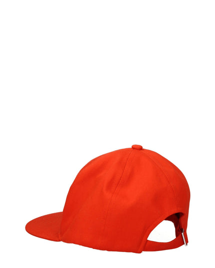 Kenzo Orange Cotton Cap (Baseball Hat)