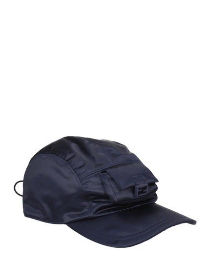 Fendi Blue Polyamide Cap (Baseball Hat)