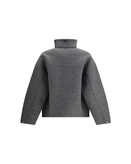 LAMINAR Gray Polyester Full-Length Jacket