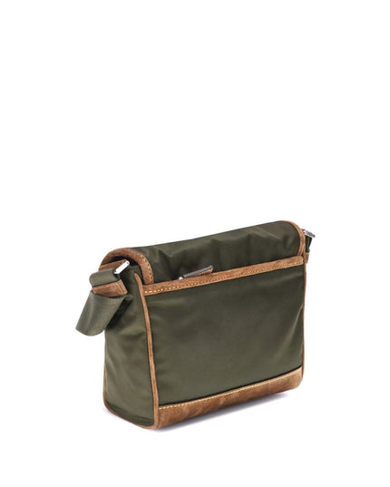 Prada Green Recycled Polyamide Shoulder Bag