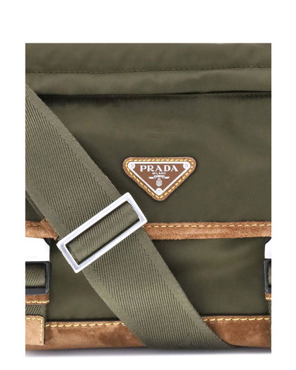 Prada Green Recycled Polyamide Shoulder Bag