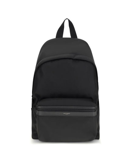 Saint Laurent Black Recycled Polyamide Backpack