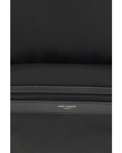 Saint Laurent Black Recycled Polyamide Backpack