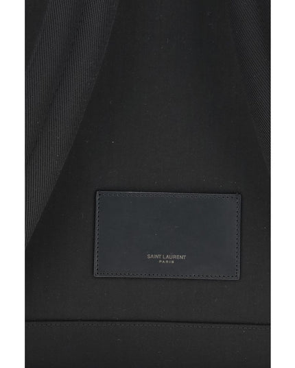 Saint Laurent Black Recycled Polyamide Backpack