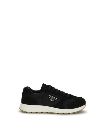 Prada Black Recycled Polyamide Athletic Sneakers