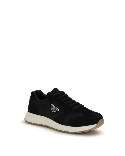 Prada Black Recycled Polyamide Athletic Sneakers