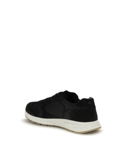Prada Black Recycled Polyamide Athletic Sneakers