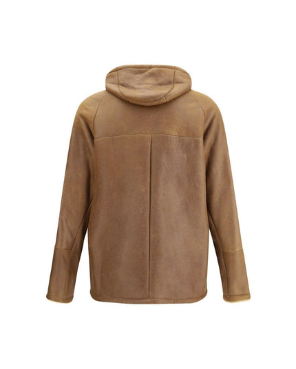 Salvatore Santoro Brown Leather Coat