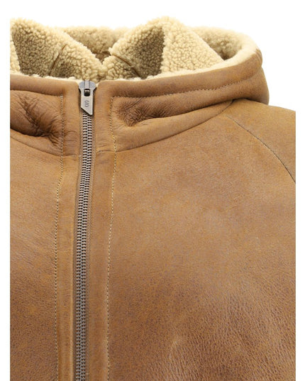 Salvatore Santoro Brown Leather Coat