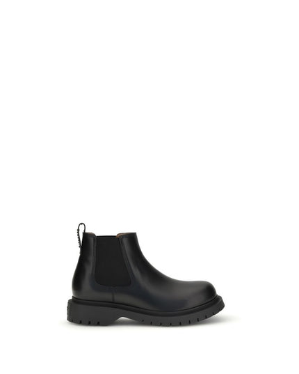 Givenchy Black Bull Skin Chelsea Boots