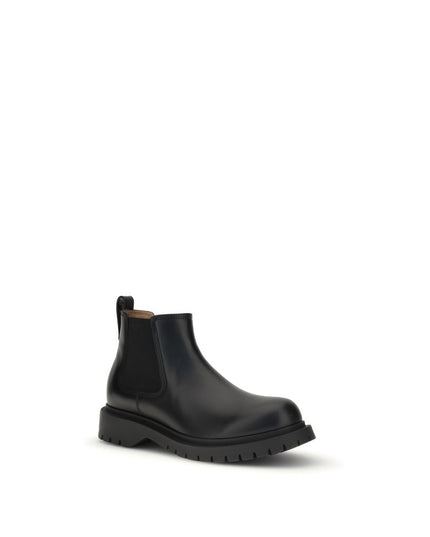 Givenchy Black Bull Skin Chelsea Boots