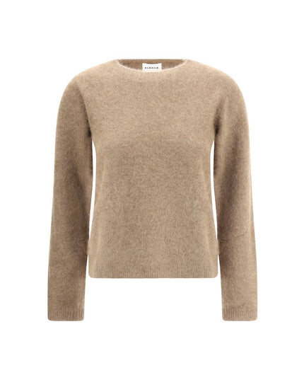 P.A.R.O.S.H. Beige Raccoon Fur Sweatshirt