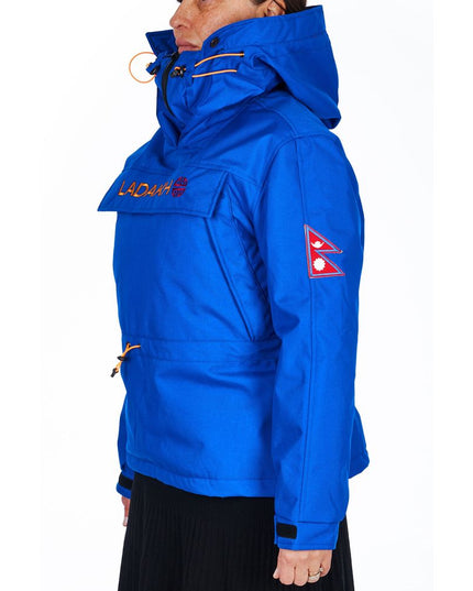Ladakh Blue Polyester Women Jacket
