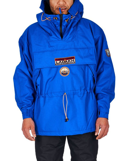 Ladakh Blue Polyester Men's Jacket