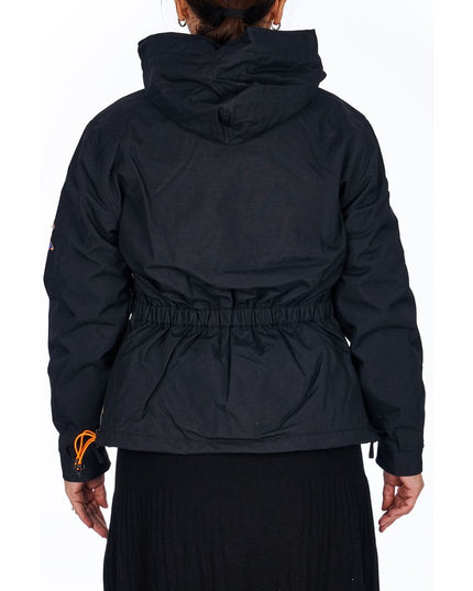 Ladakh Black Polyester Women Jacket