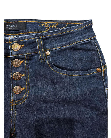 Object Blue Cotton Women's Jeans