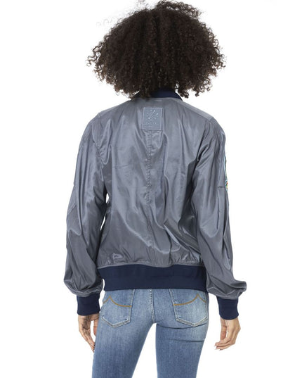 Mr&Mrs Italy Light Blue Polyamide Women Jacket