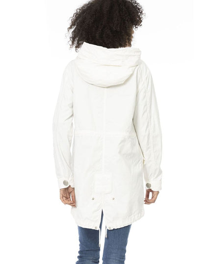 Mr&Mrs Italy White Cotton Women Parka