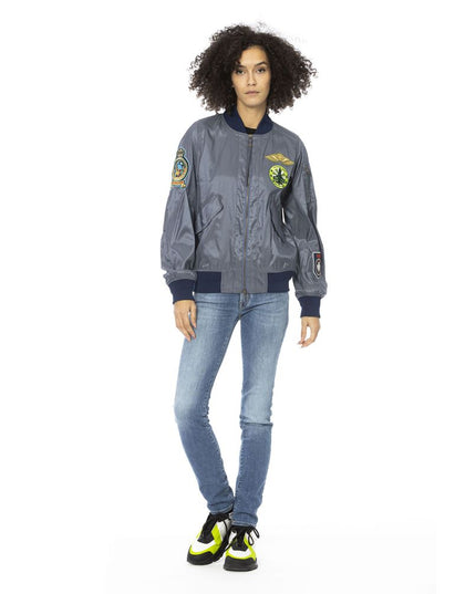 Mr&Mrs Italy Light Blue Polyamide Women Jacket