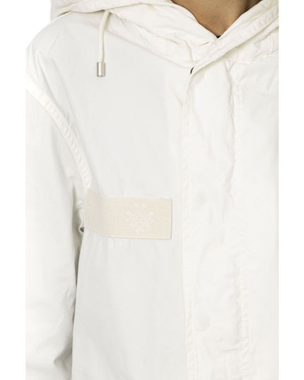 Mr&Mrs Italy White Cotton Women Parka