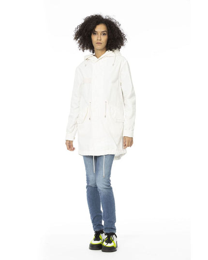 Mr&Mrs Italy White Cotton Women Parka