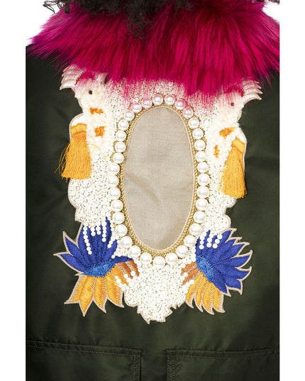 Mr&Mrs Italy Green Polyamide Women Bomber Jacket