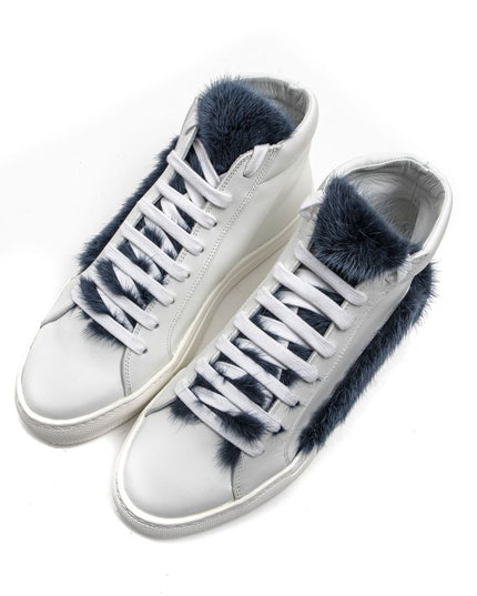 Mr&Mrs Italy White Leather Women Sneaker