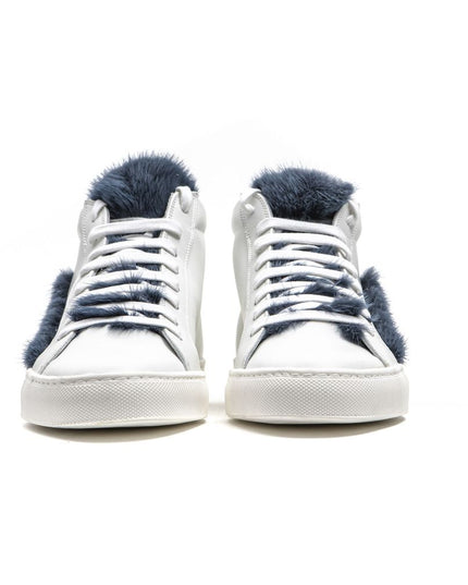 Mr&Mrs Italy White Leather Women Sneaker