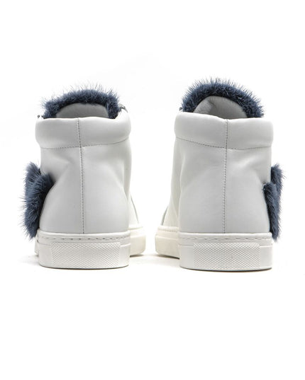 Mr&Mrs Italy White Leather Women Sneaker