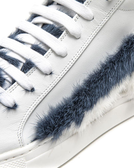 Mr&Mrs Italy White Leather Women Sneaker