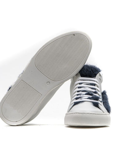 Mr&Mrs Italy White Leather Women Sneaker