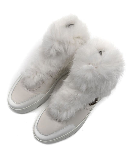 Mr&Mrs Italy White Cotton Women Sneaker