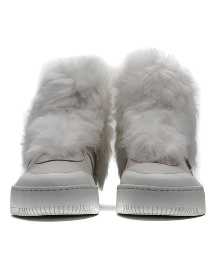 Mr&Mrs Italy White Cotton Women Sneaker