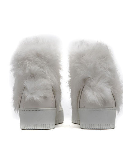 Mr&Mrs Italy White Cotton Women Sneaker