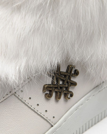 Mr&Mrs Italy White Cotton Women Sneaker