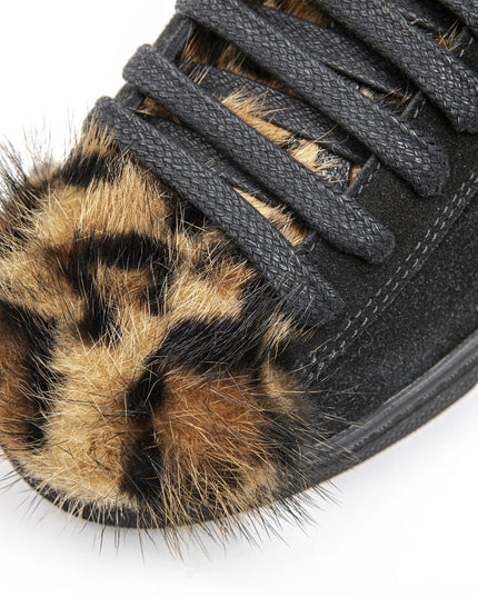 Mr&Mrs Italy Black Leather Women Sneaker