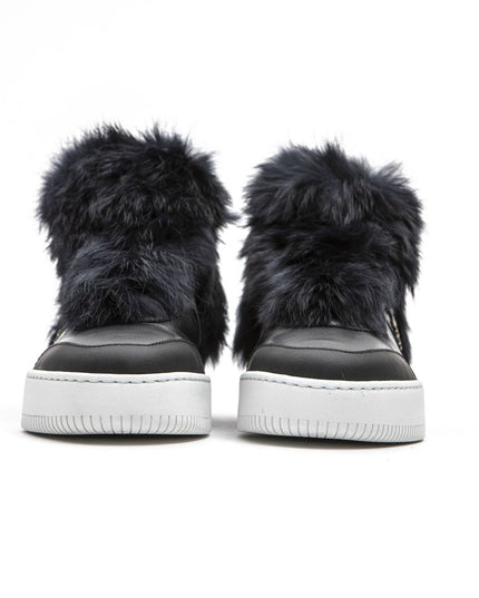 Mr&Mrs Italy Blue Cotton Women Sneaker