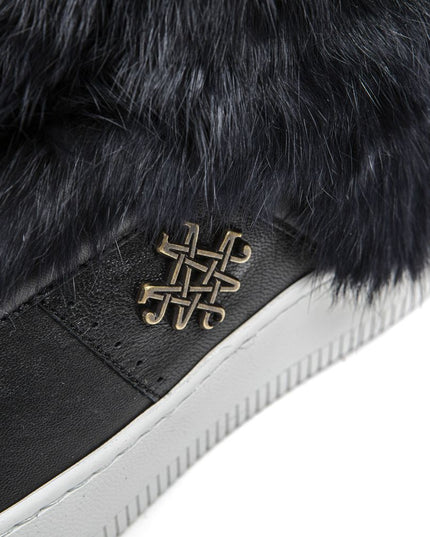 Mr&Mrs Italy Blue Cotton Women Sneaker