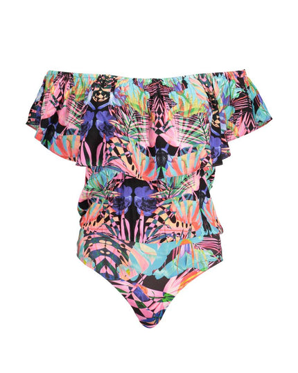 Desigual Black Viscose Women's Bodysuit